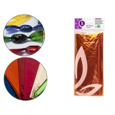 PAPEL CELOFANE AMARELO 5 FOLHAS